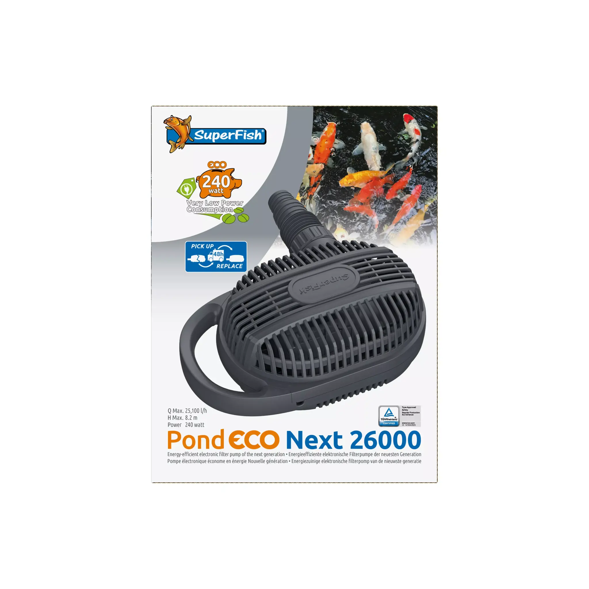 SuperFish  Pond eco next 26.000 - 240watt SuperFish afbeelding