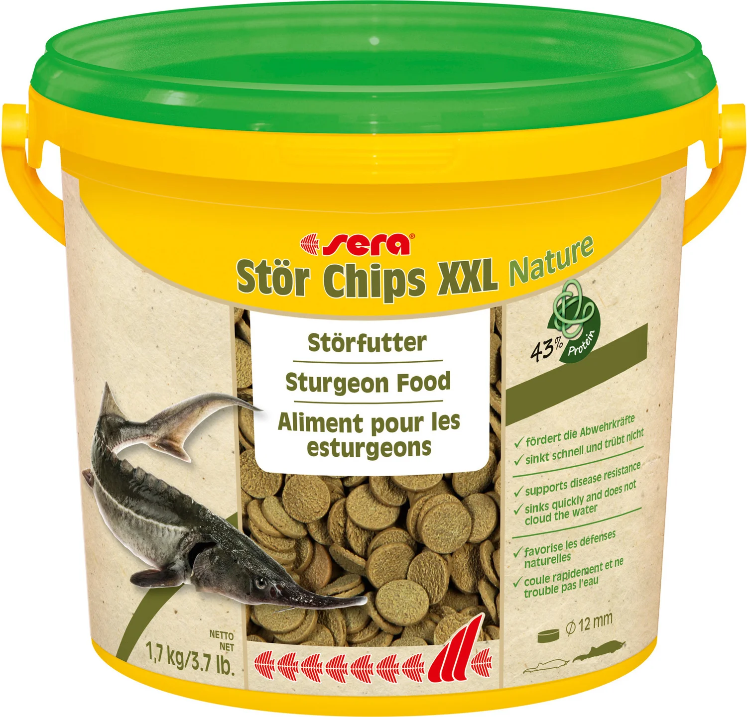Sera Sera Stör Chips XXL Nature 3800ml afbeelding