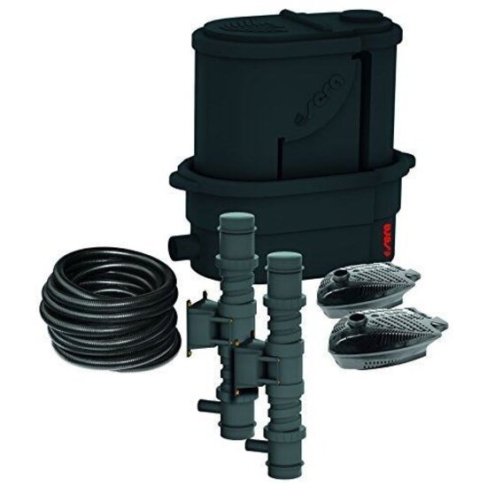 Sera KOI Professional 24000 antraciet incl. 2 PP 12000 en 2 UVC-55X Sera