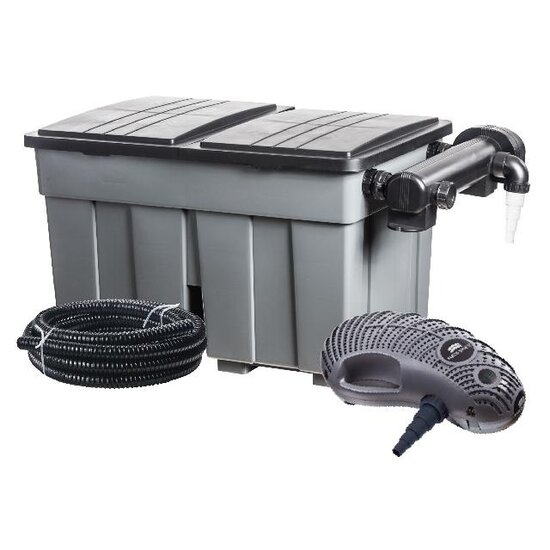 Heissner Vijver doorloopfilter set 3300 ltr/u 18W UVC - Heissner