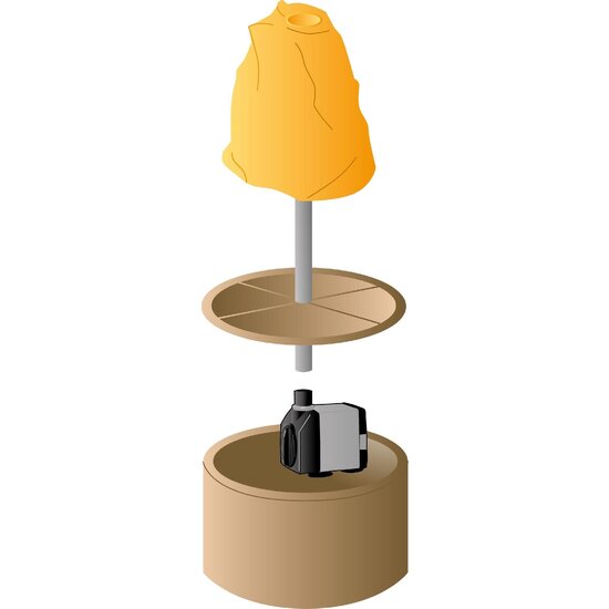 Heissner Vijver onderwater pomp 320 ltr/u indoor - Heissner