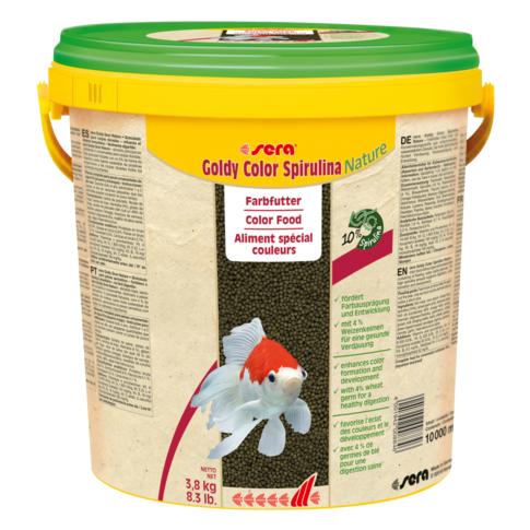 Sera Goldy Color Spirulina Nature Sera 10l afbeelding