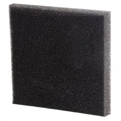 Filterschuim 50x50x10 cm middel - zwart - Maja Koi