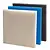 MaJa Koi Vijverfilterschuimset 50x50x2 cm wit, zwart en blauw - Maja Koi