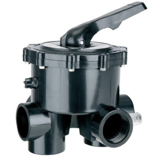 AquaForte 6-weg klep R 1½" zwart