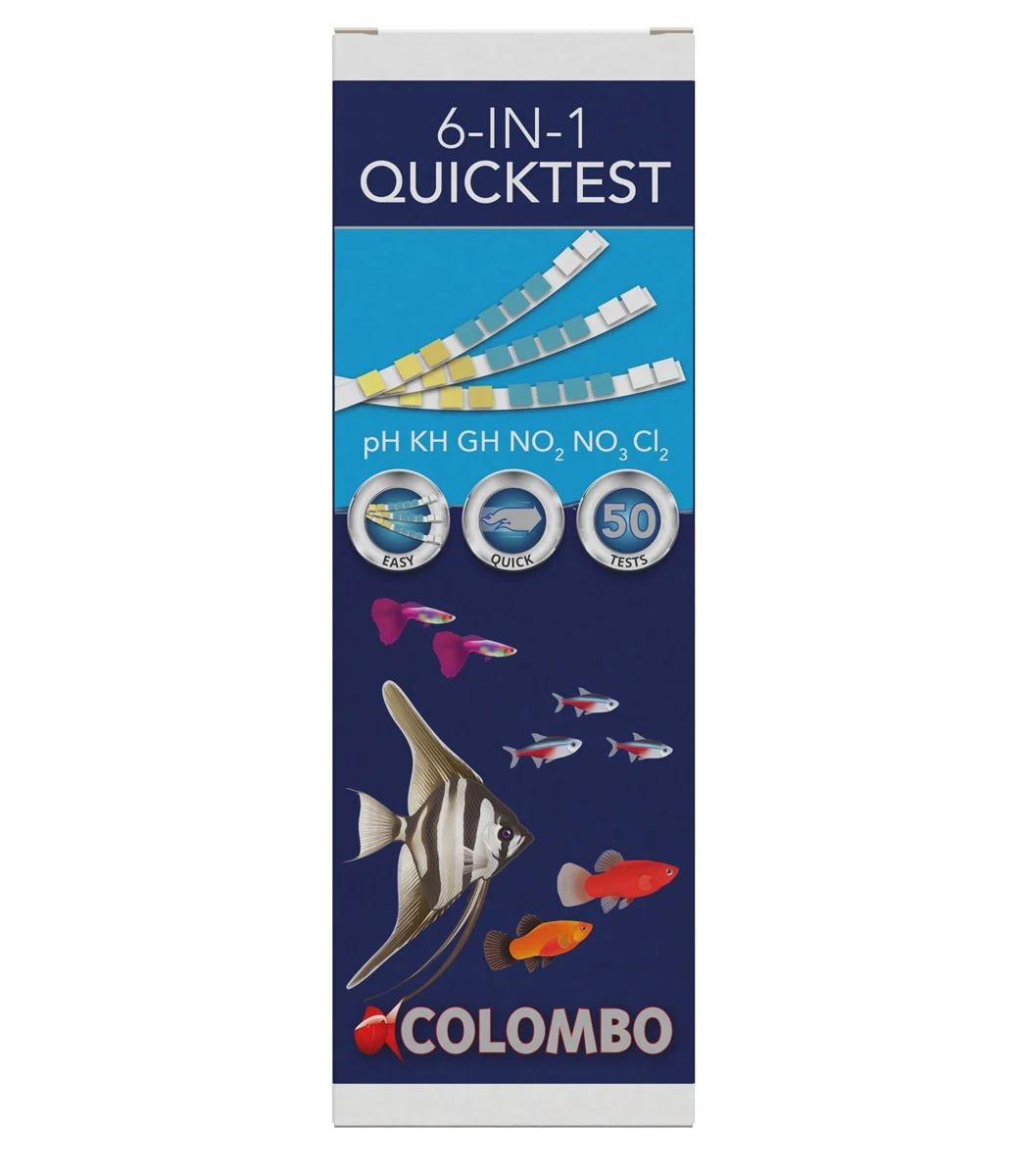Colombo Aqua quicktest 6 (50strips) - Colombo afbeelding