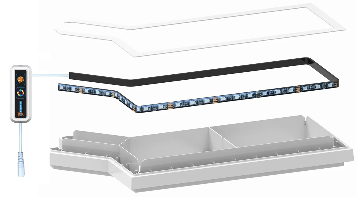 SuperFish  Quadro 40 multi colour led - SuperFish afbeelding