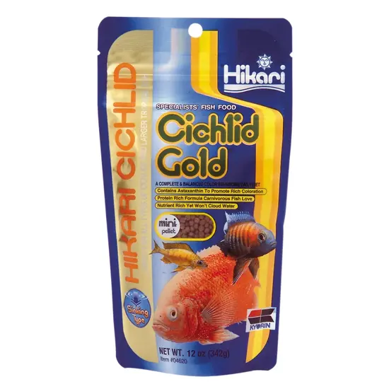 Hikari Cichlid Gold medium 342 gram zinkend - Hikari