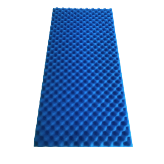 MaJa Koi Noppenschuim 100x50x3 blauw fijn ppi 30