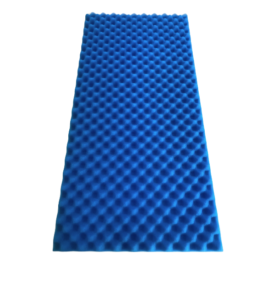 MaJa Koi Noppenschuim 100x50x3 blauw fijn ppi 30 afbeelding