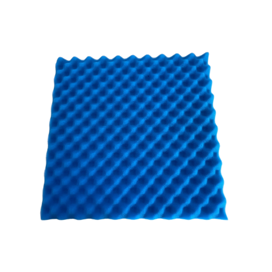 MaJa Koi Noppenschuim 50x50x3 blauw fijn ppi 30