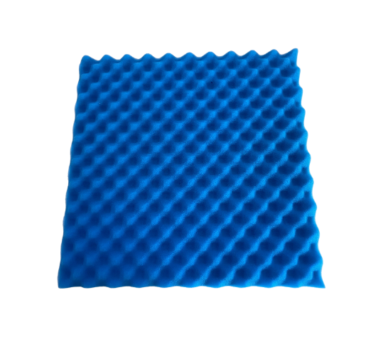 MaJa Koi Noppenschuim 50x50x3 blauw fijn ppi 30 afbeelding