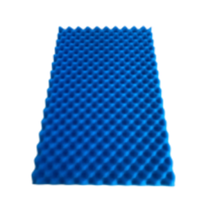 Noppenschuim 75x50x3 blauw fijn ppi 30