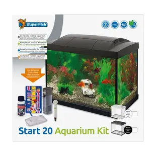 Start 20 aquarium wit Superfish