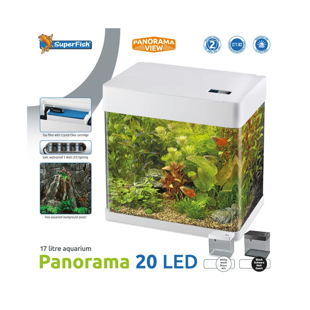 SuperFish  Panorama 20 aquarium wit Superfish afbeelding