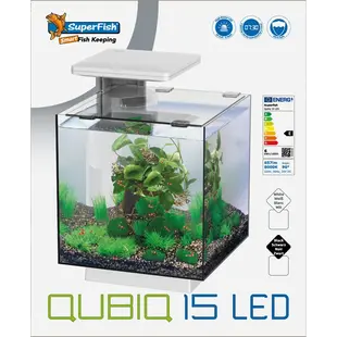 Qubiq 15 LED aquarium wit Superfish