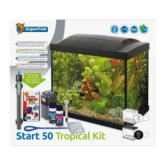 SuperFish  Start tropical kit 50 aquarium wit Superfish