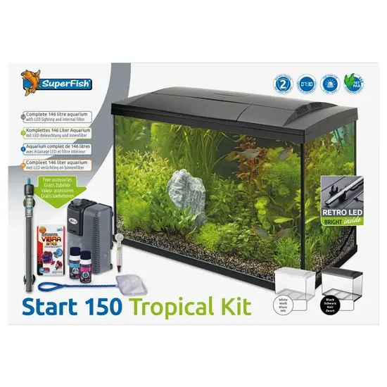 SuperFish  Aquarium start 150 tropical kit wit - SuperFish
