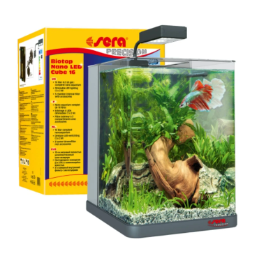 Sera Biotop nano LED cube 16 aquarium - Sera afbeelding