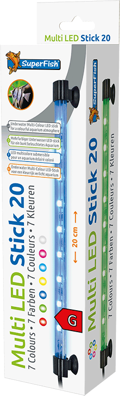 SuperFish  Multi Led stick 20CM/2W - Superfish afbeelding