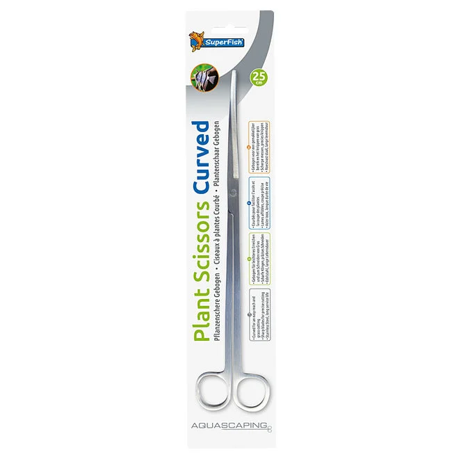 SuperFish  RVS Plantenschaar 25CM gebogen - Superfish afbeelding