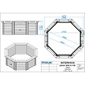 Interline  Zwembad Interline Java rond 3,55 x 1,16 m incl. pakket