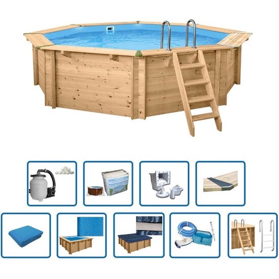 Interline  Zwembad Interline Bali rond 5,30m/1,36m - Premium pakket