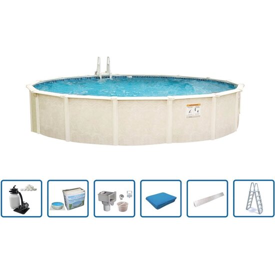 Interline  Zwembad Interline Century rond 7,30m Deluxe Pakket