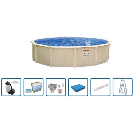 Interline  Zwembad Interline Sunlake rond 3,60m Deluxe Pakket