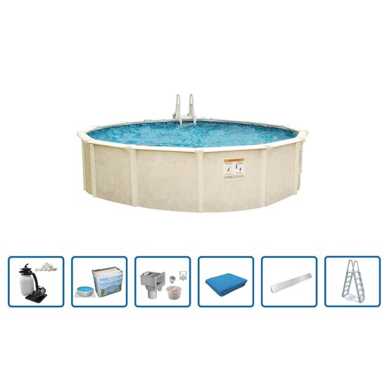 Interline  Zwembad Interline Century rond 3,60m Deluxe Pakket