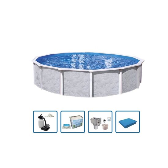 Interline  Zwembad Interline Diana rond 4,90m Basis pakket
