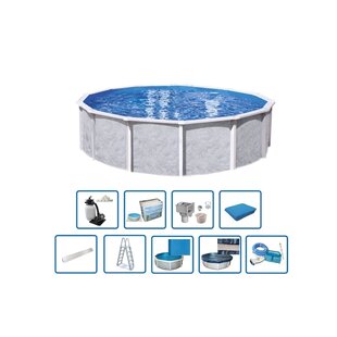 Zwembad Diana rond 3,60m Premium pakket - Interline