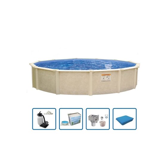 Interline  Zwembad Interline Interline Sunlake rond 4,60m Basis Pakket