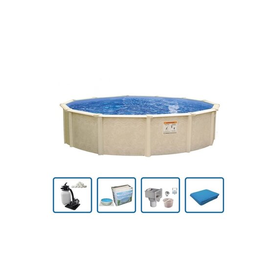 Interline  Zwembad Sunlake rond 3,60m Basis Pakket - Interline