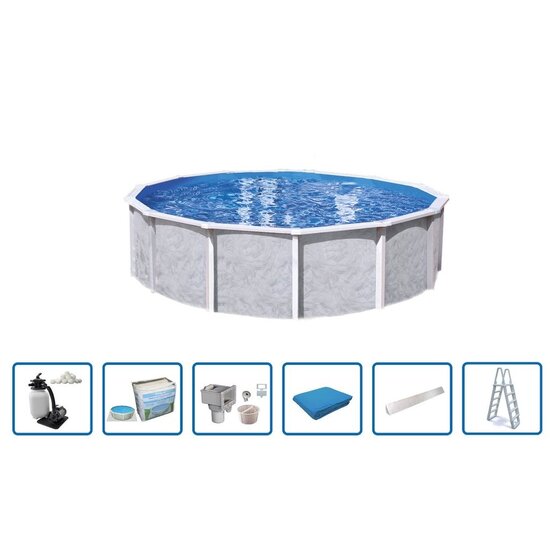 Interline  Zwembad Diana rond 3,60m Deluxe Pakket - Interline