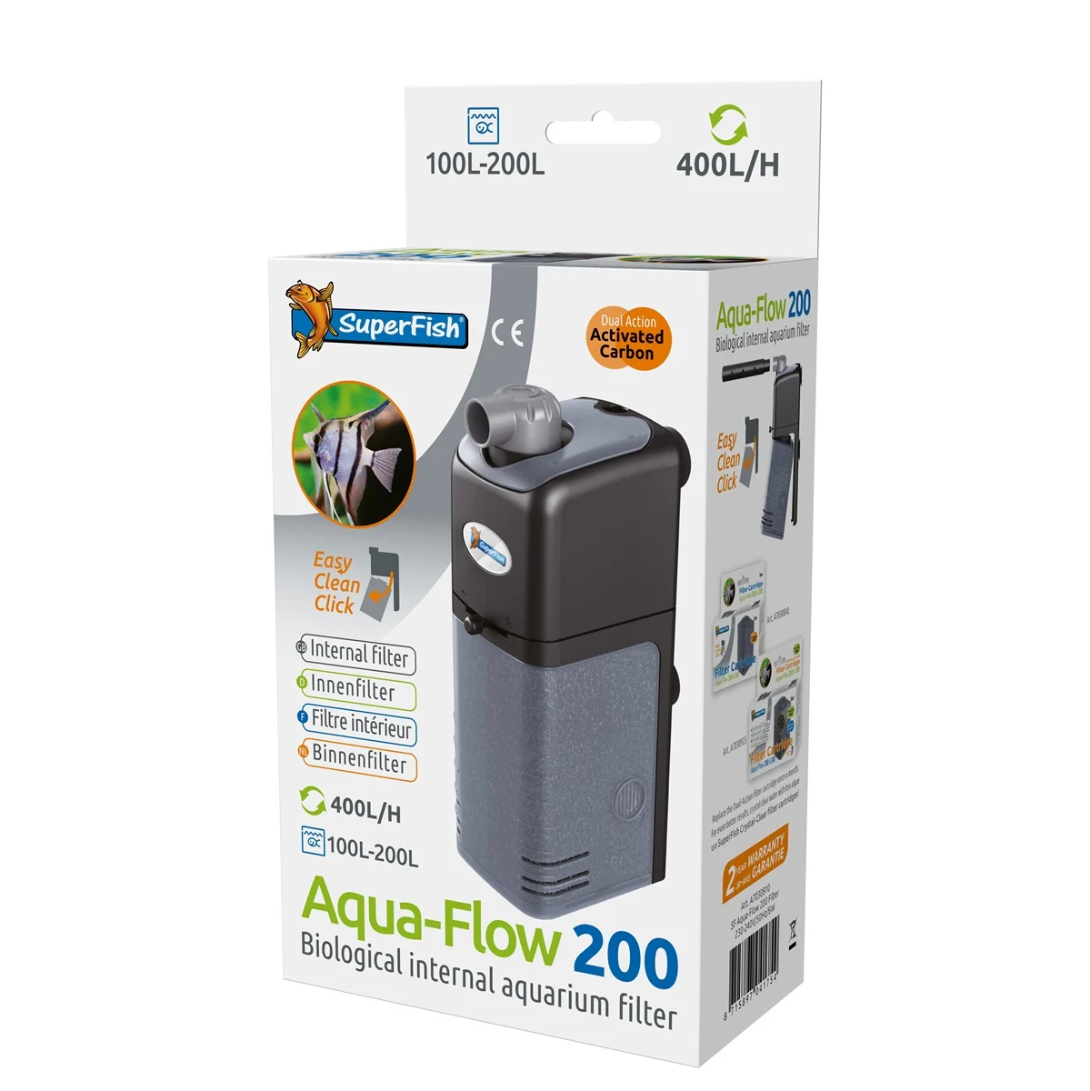 SuperFish  Aquaflow 200 Filter 500 L/H - Superfish afbeelding