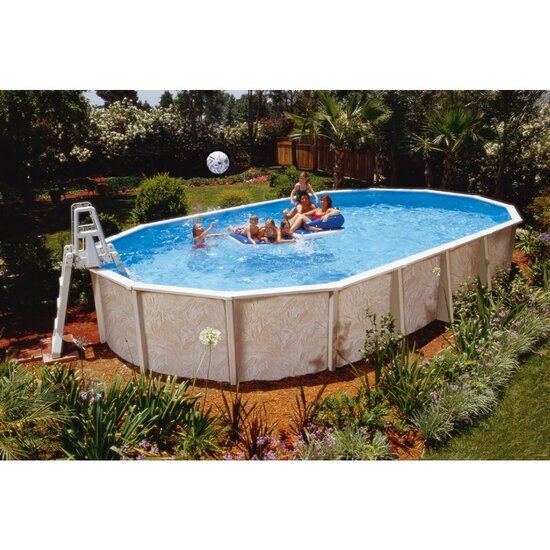 Interline  Zwembad Diana ovaal 8,50x4,90m Deluxe pakket - Interline