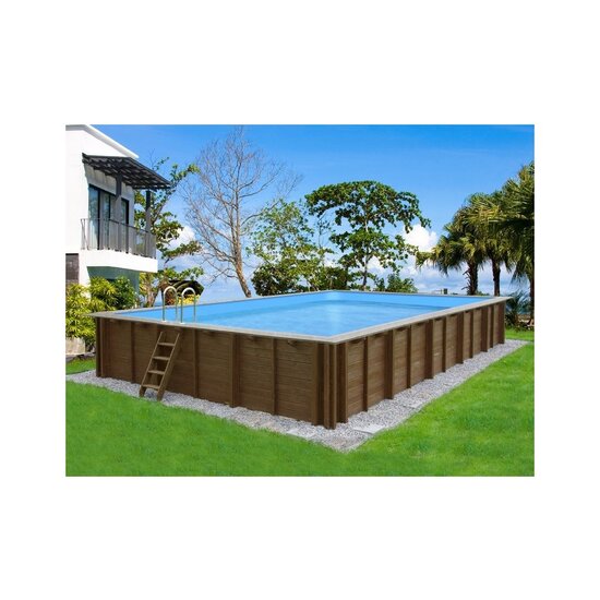 Interline  Zwembad Bali rechthoek 7,90x4,00m/1,38m - Premium pakket - Interline
