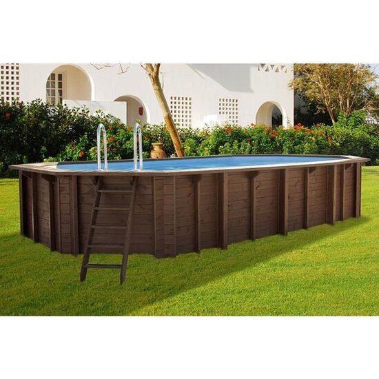 Interline  Zwembad Java ovaal 6,40x4,00m Premium Pakket - Interline