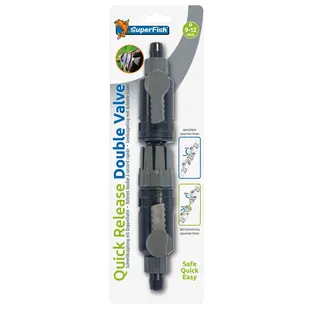 Dubbelkraan Snelkoppeling 9/12MM - Superfish
