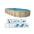 Interline  Zwembad Sunlake ovaal 9,75x4,90m Premium Pakket - Interline
