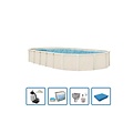 Interline  Zwembad Century ovaal 10,50x5,50m Basis Pakket - Interline
