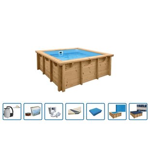 Zwembad Bali rechthoek 2,10x2,10m/0,78cm - Deluxe pakket - Interline