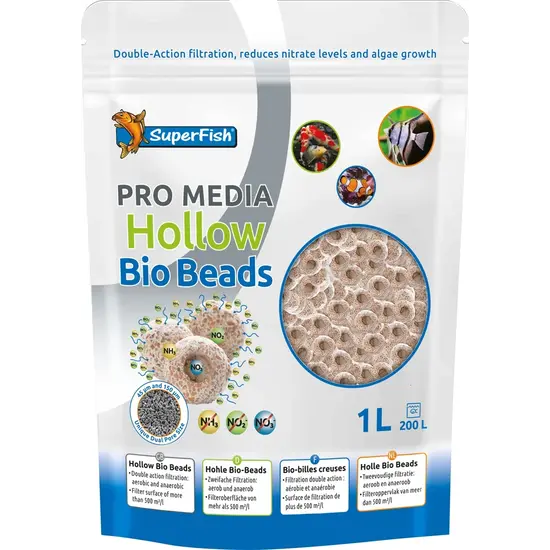 SuperFish  Pro Media Bio Bead 1000ML - Superfish