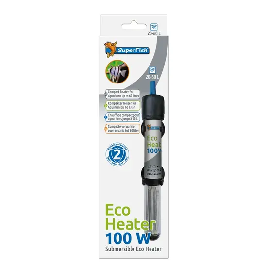 SuperFish  Eco Heater 100W 40-100L (21CM) - Superfish