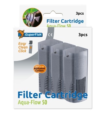 SuperFish  Aquaflow 50 easy click cartridge 3x - Superfish afbeelding