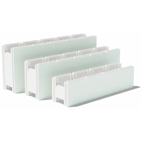W'eau Polystyreen zwembadblok High density - 125 x 25 x 30 cm - W'eau