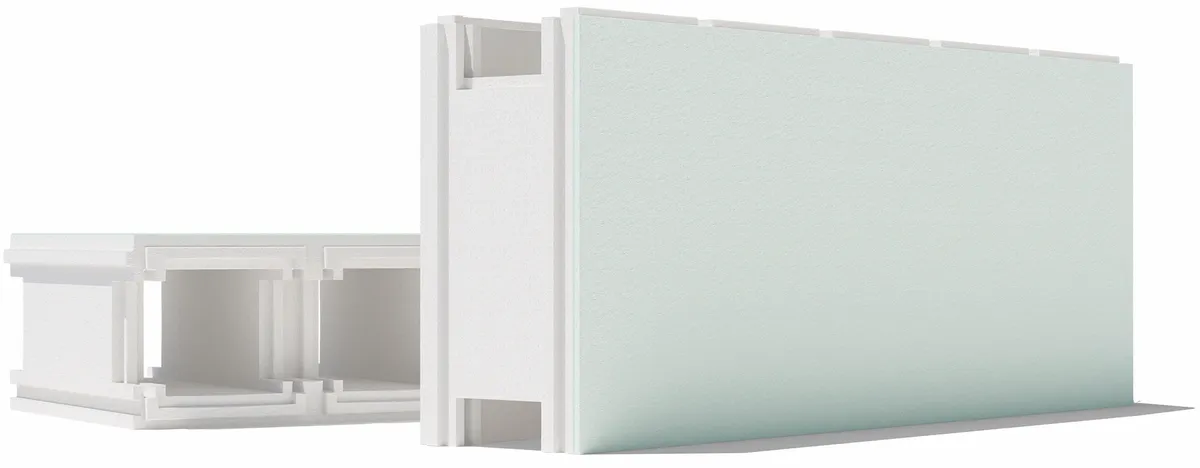 W'eau Polystyreen zwembadblok High density XXL - 125 x 25 x 50 cm - W'eau