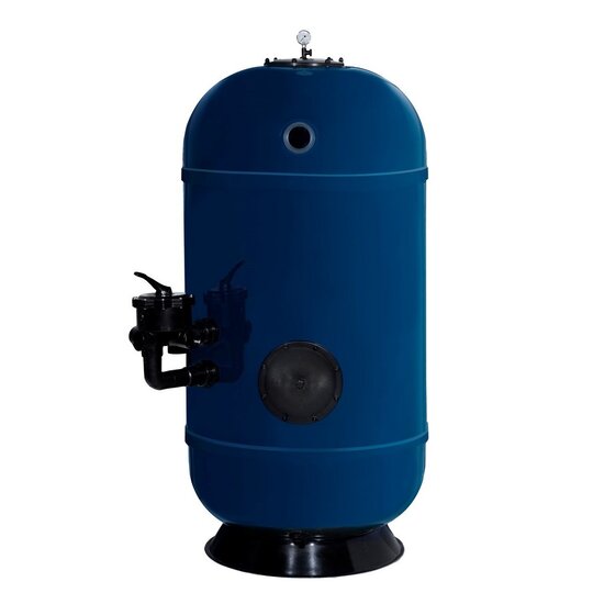 HRS Barent 750 | glasvezel versterkt zandfilter | met kijkglas | SIDE | Ø 750 mm - HRS