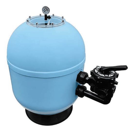 HRS 750 | polyester zandfilter | SIDE | 20-22 m³/h - HRS